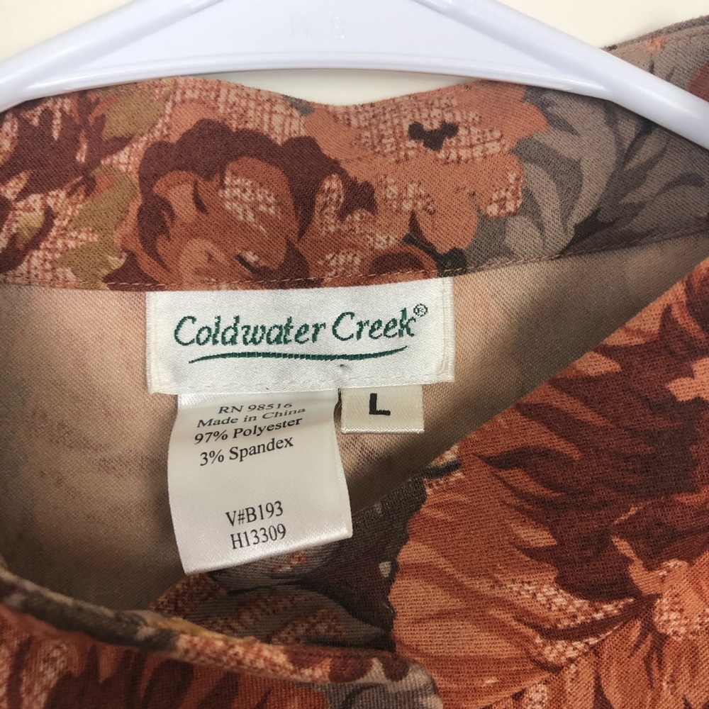 Coldwater Creek Floral Button Up Jacket - Picture 6 of 6